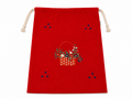Embroidered Linen Travel Storage Bag