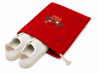 Embroidered Linen Travel Storage Bag