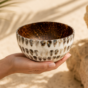 Handcrafted Coconut Shell Bowl - Image 3